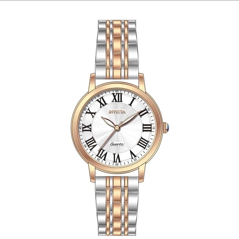 NWT Invicta Wildflower Women's Steel and Gold 34mm Watch 69312